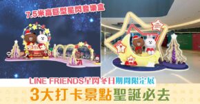 【聖誕2020】人氣角色LINE FRIENDS登陸荃灣 聖誕打卡必去！
