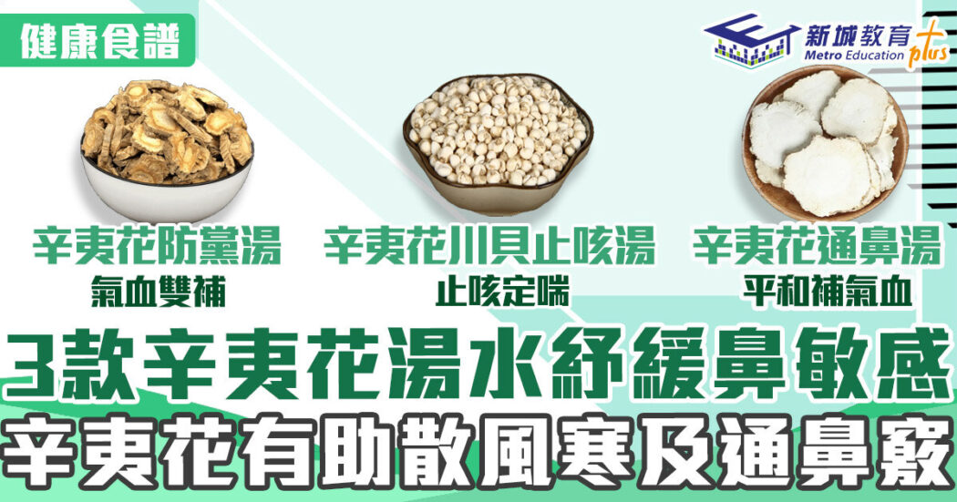 健康食譜-鼻敏感-辛夷花