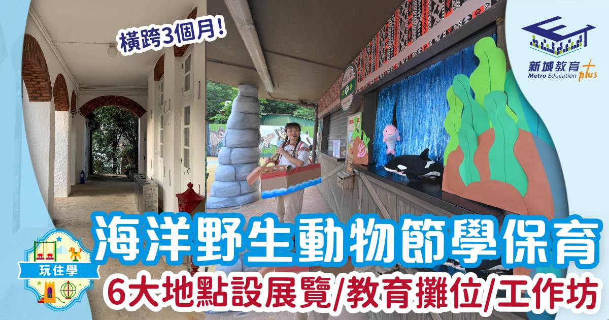 海洋保育-海洋野生動物節-親子好去處-玩住學